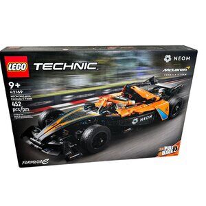 LEGO Technic 42169 NEOM McLaren Formula E Team Car Pull-Back Racer (452 pcs)‎